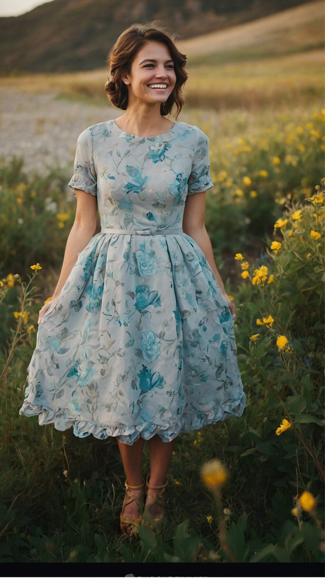 Rosy Ribbons: Adorable Frock Image