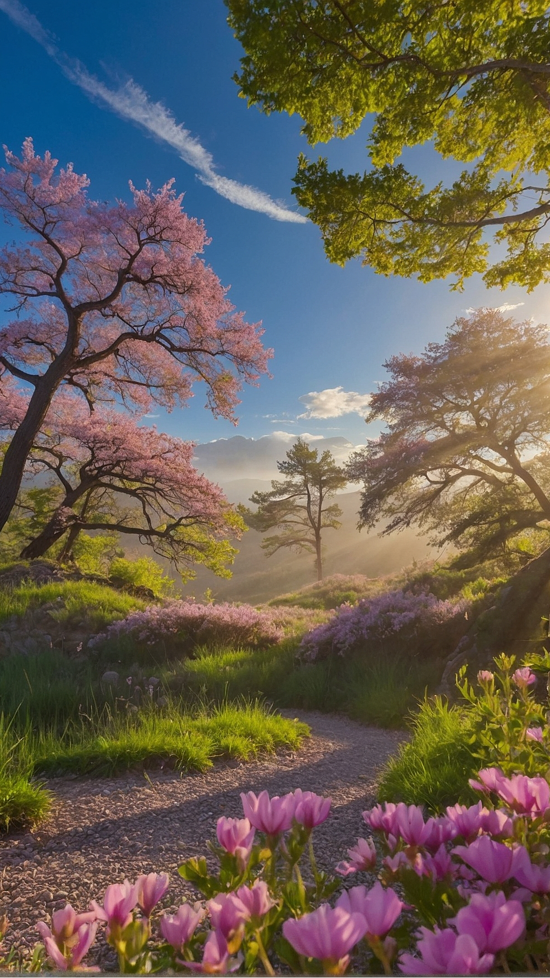 Serene Mountain Peaks