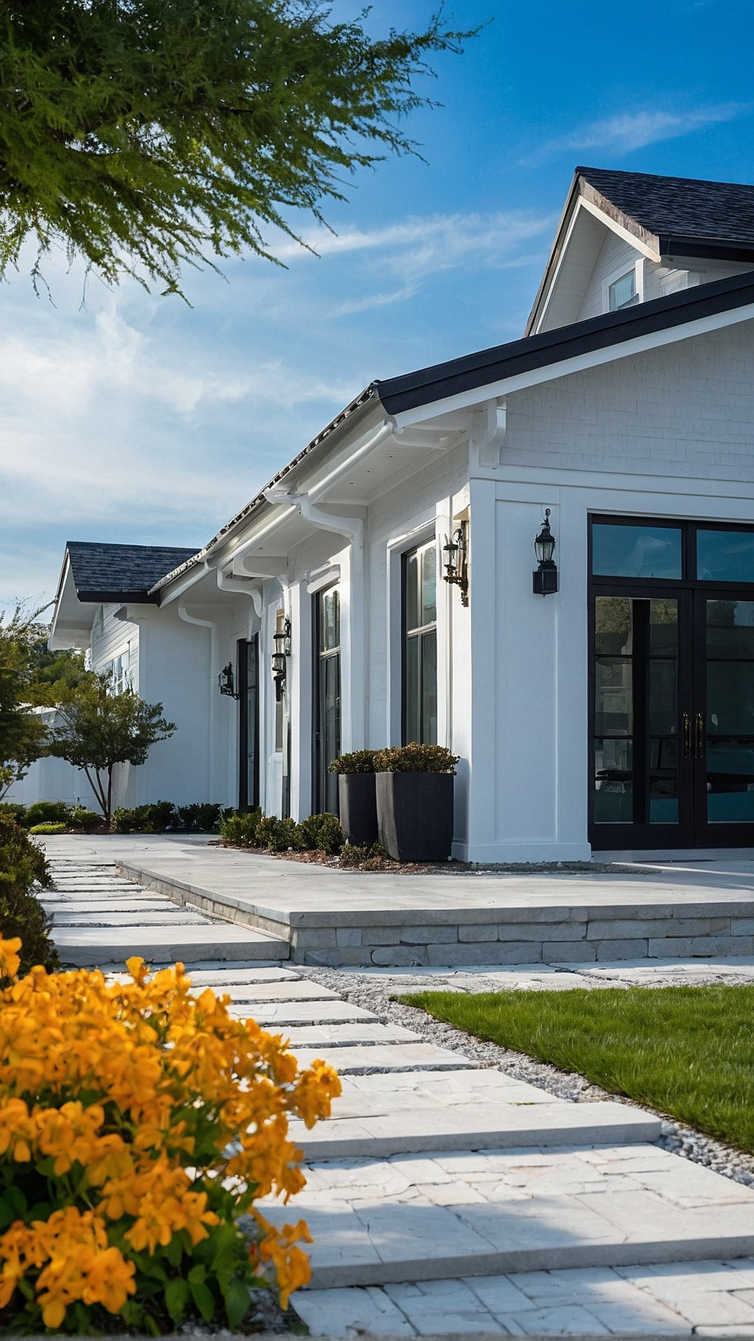 Circular Driveway Entry Landscaping Inspirations