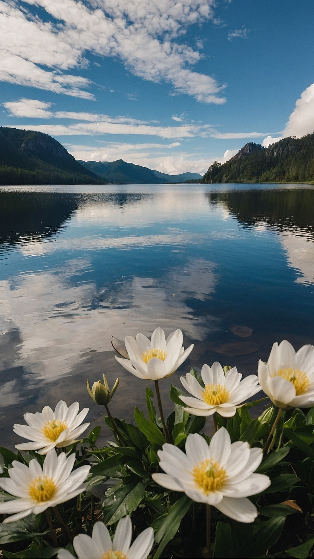 Serene Waterfall: Nature's Relaxing Symphony