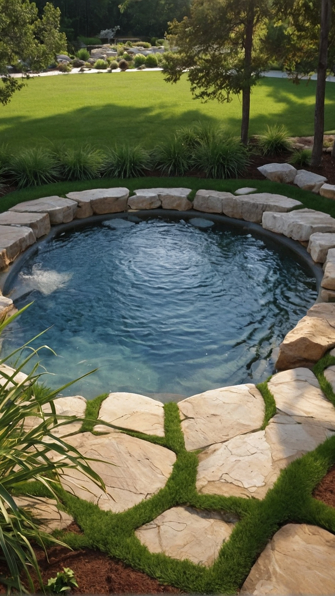 Rugged Elegance: Large Rocks in Creative Landscaping