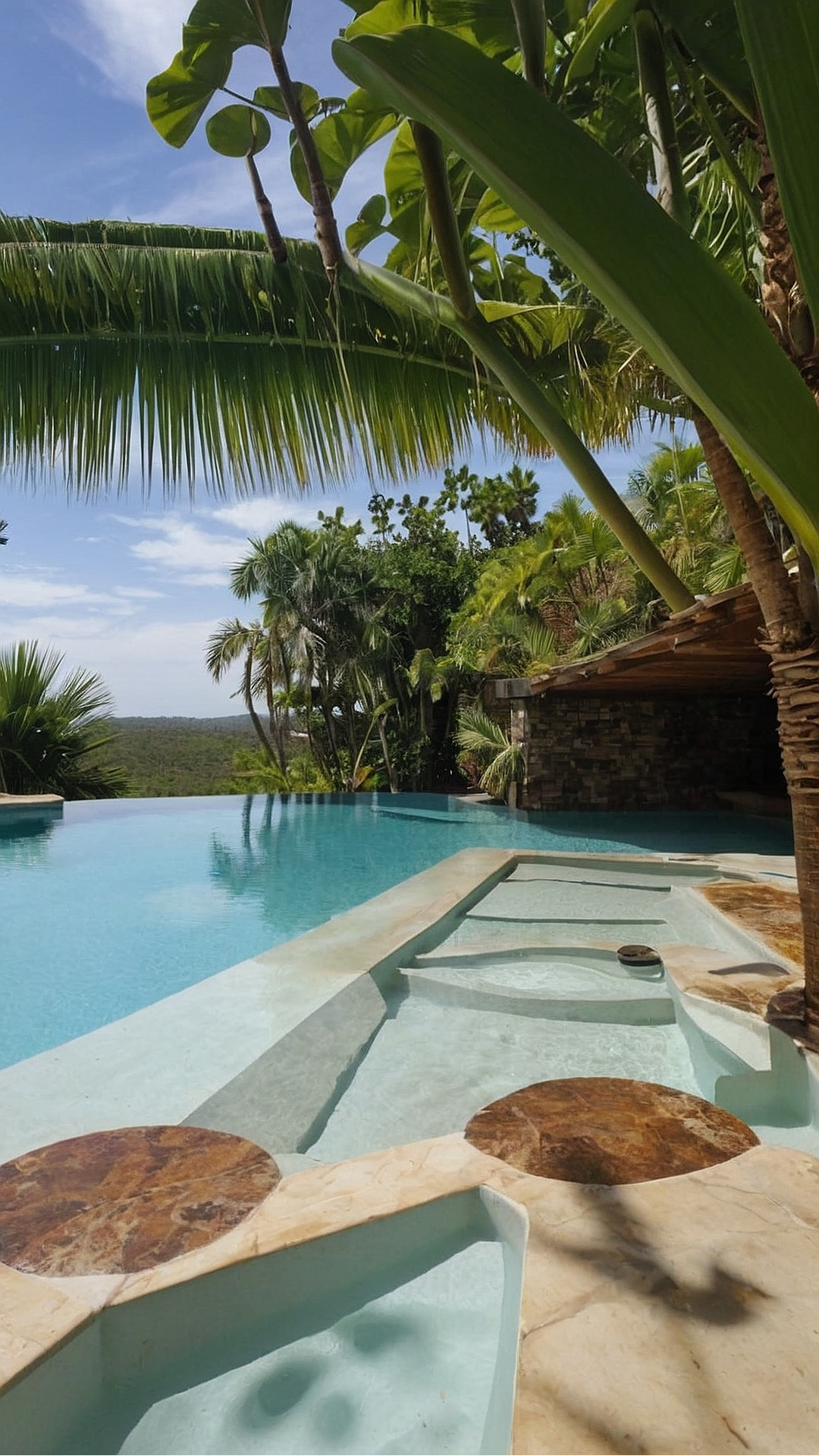 Verdant Oasis Dreams: Nature Pool Visualizations