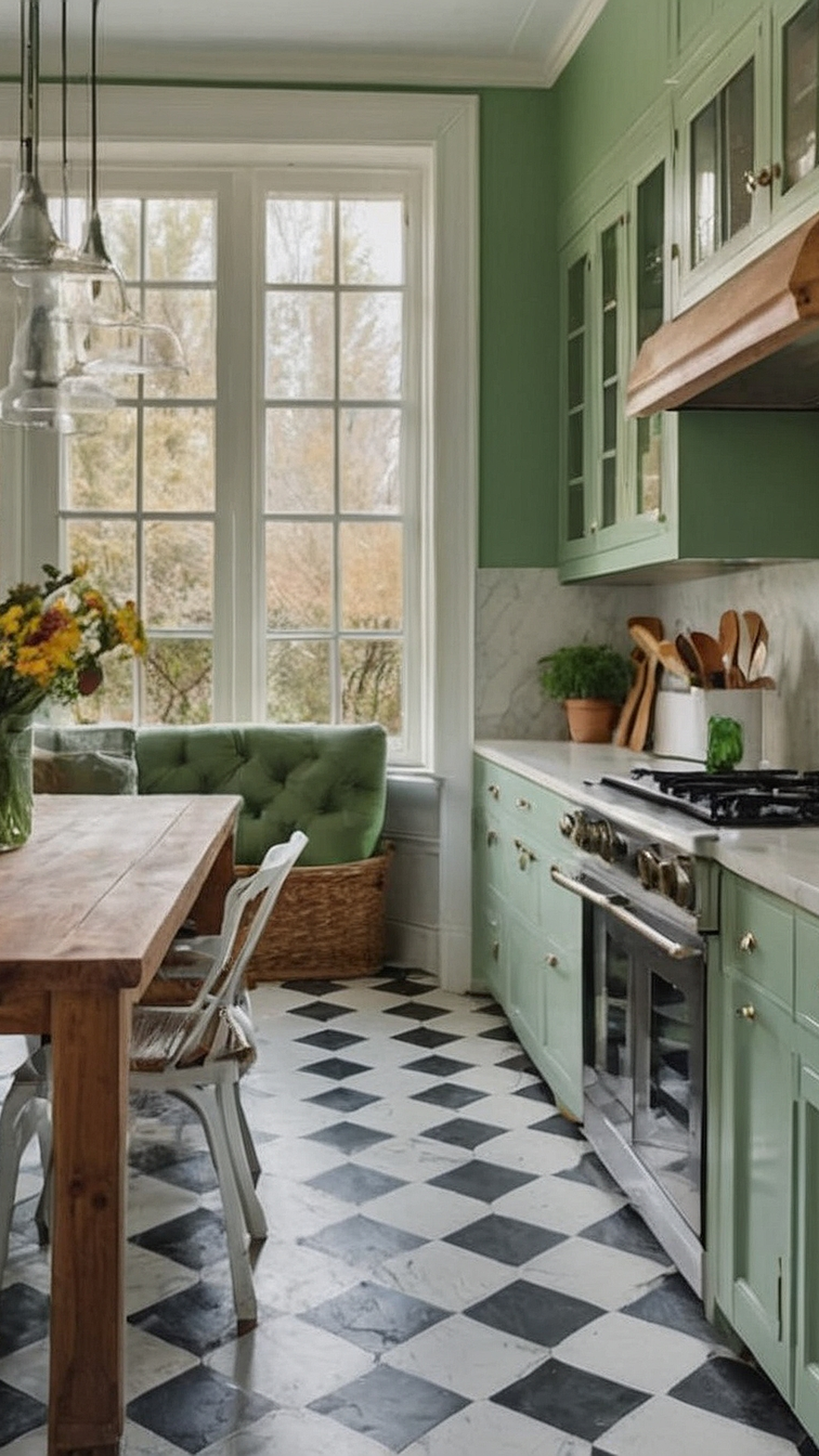 Peaceful Verdant Kitchen Retreat