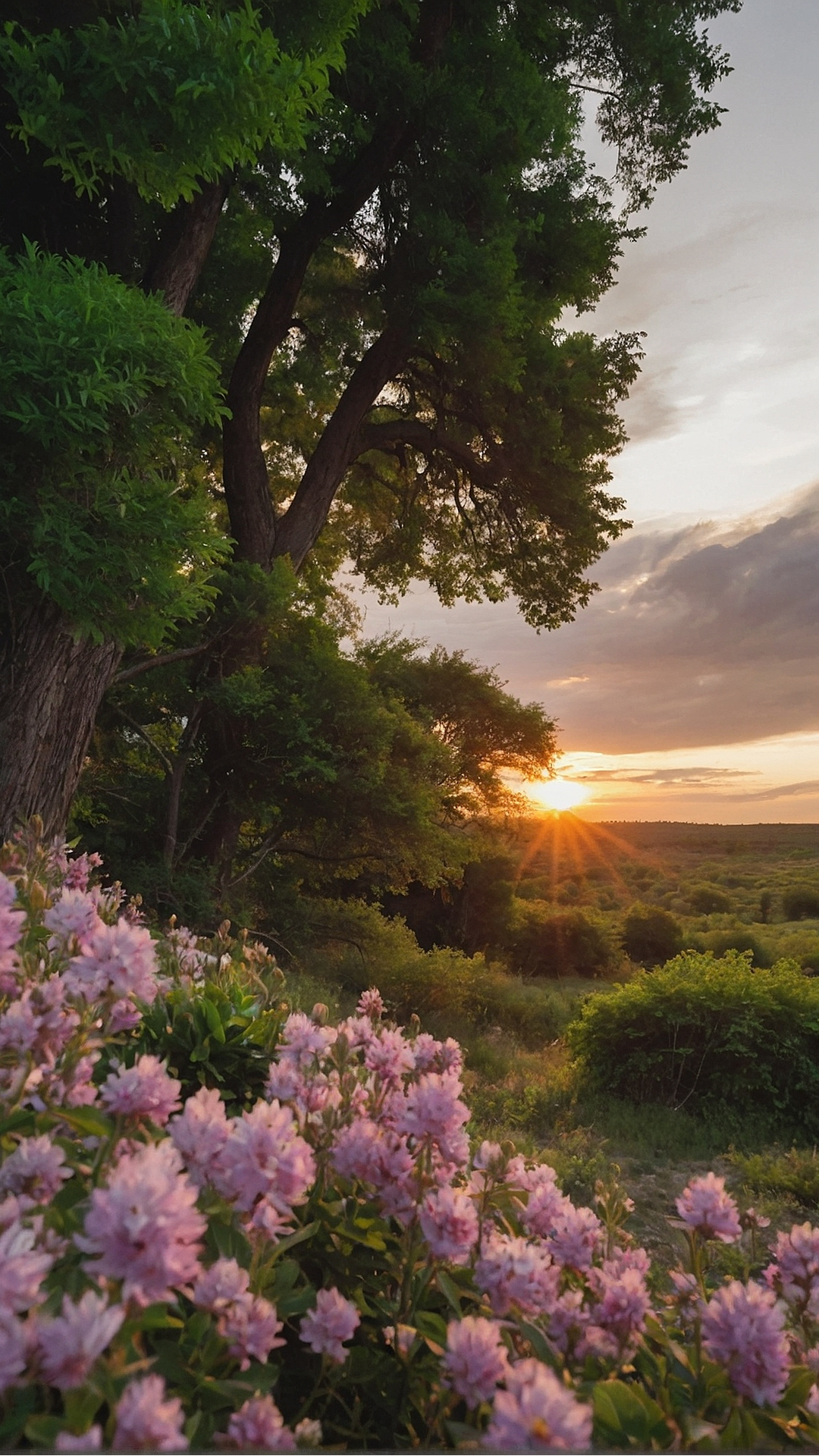 Blissful Rainbows over Lavender Fields: A Symphony of Relaxation