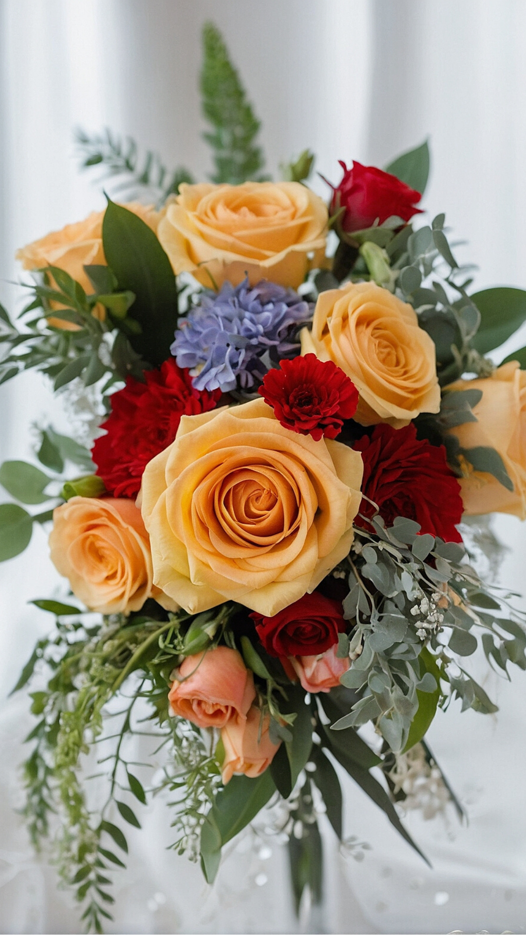 Vibrant Dahlia Prom Bouquet Designs