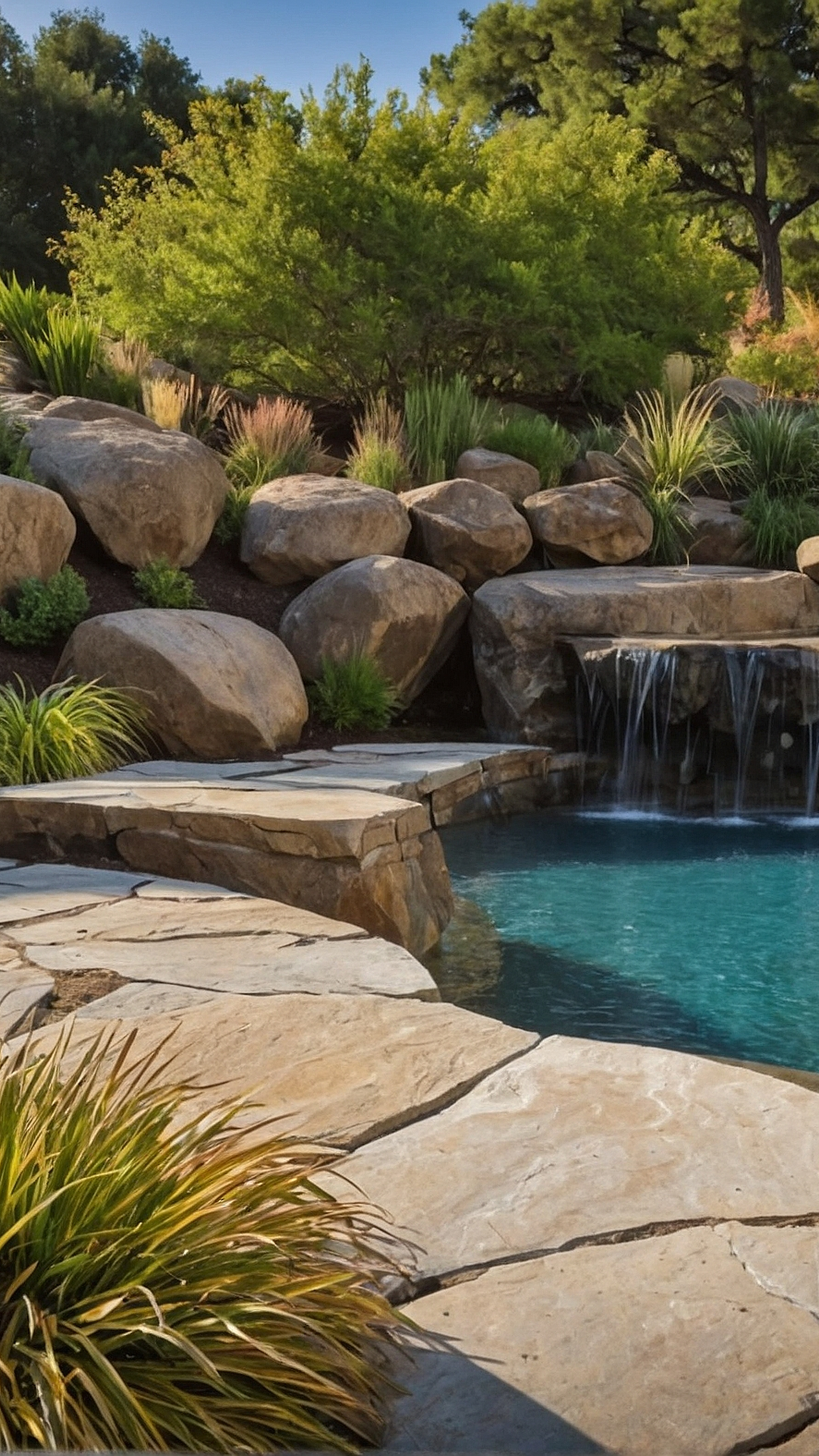 Enchanting Escapes: Large Rocks in Landscape Features