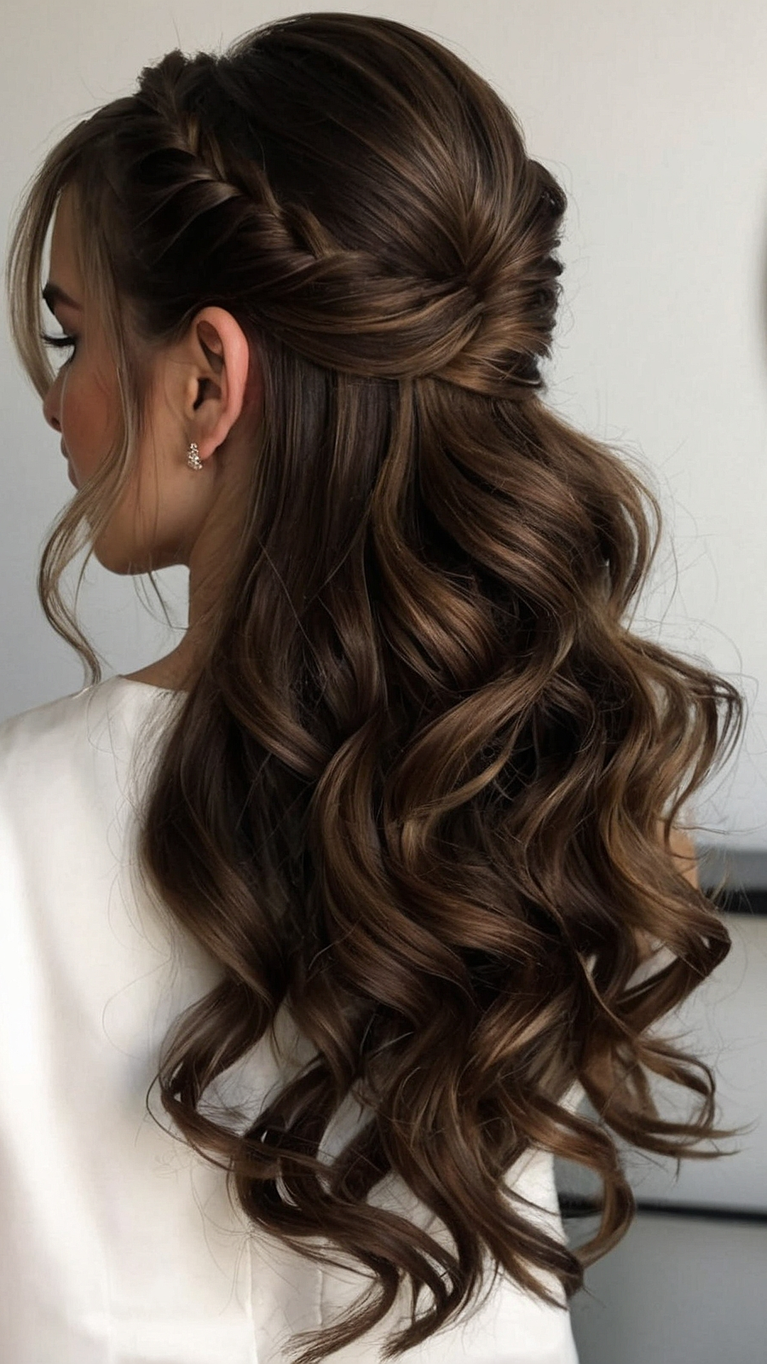 Stylish Half-Up, Half-Down Prom Hairstyles
