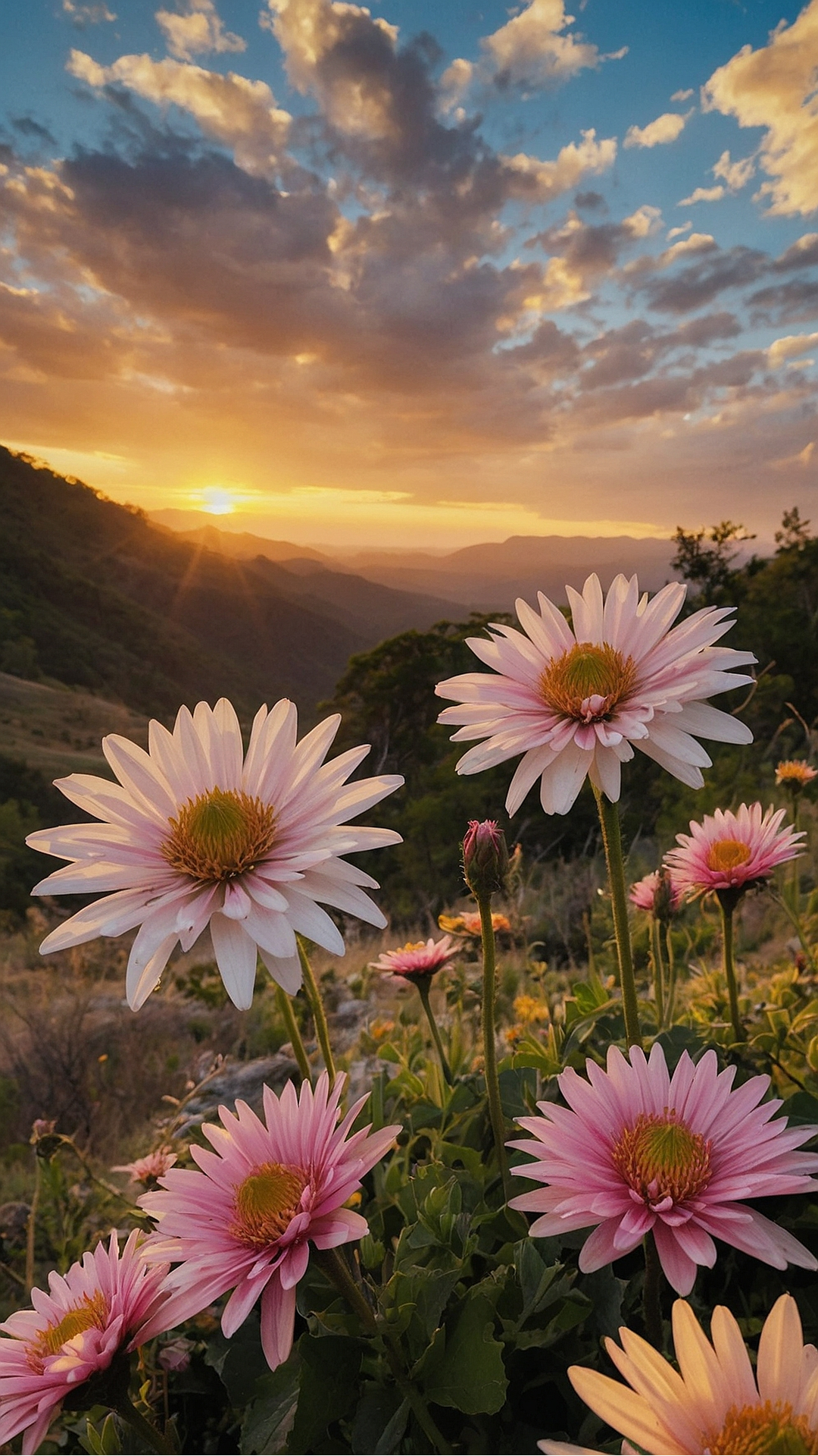 A Soft Sunrise over Misty Meadows