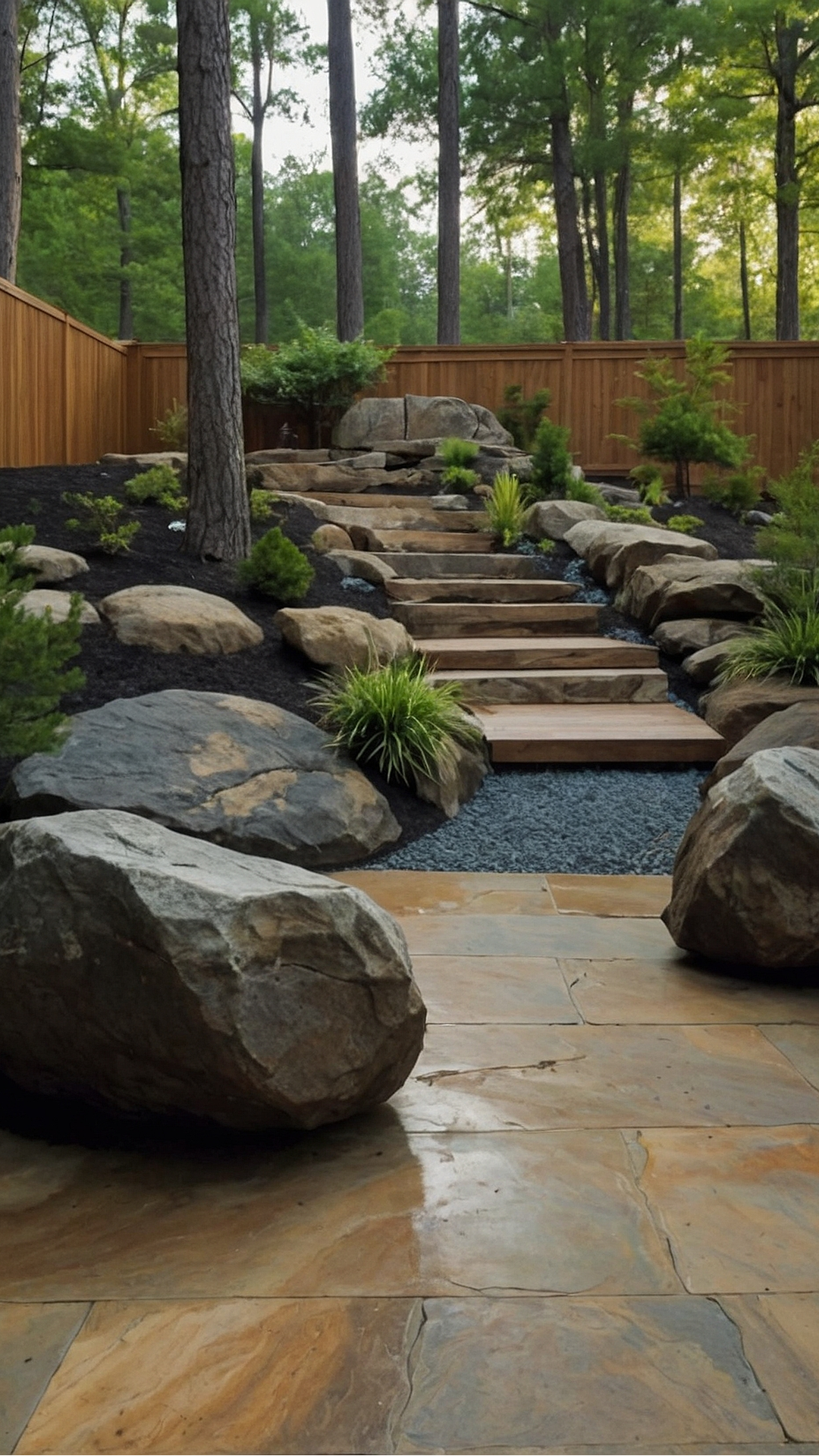 Grand Rock Formations: Enhancing Landscapes with Scale