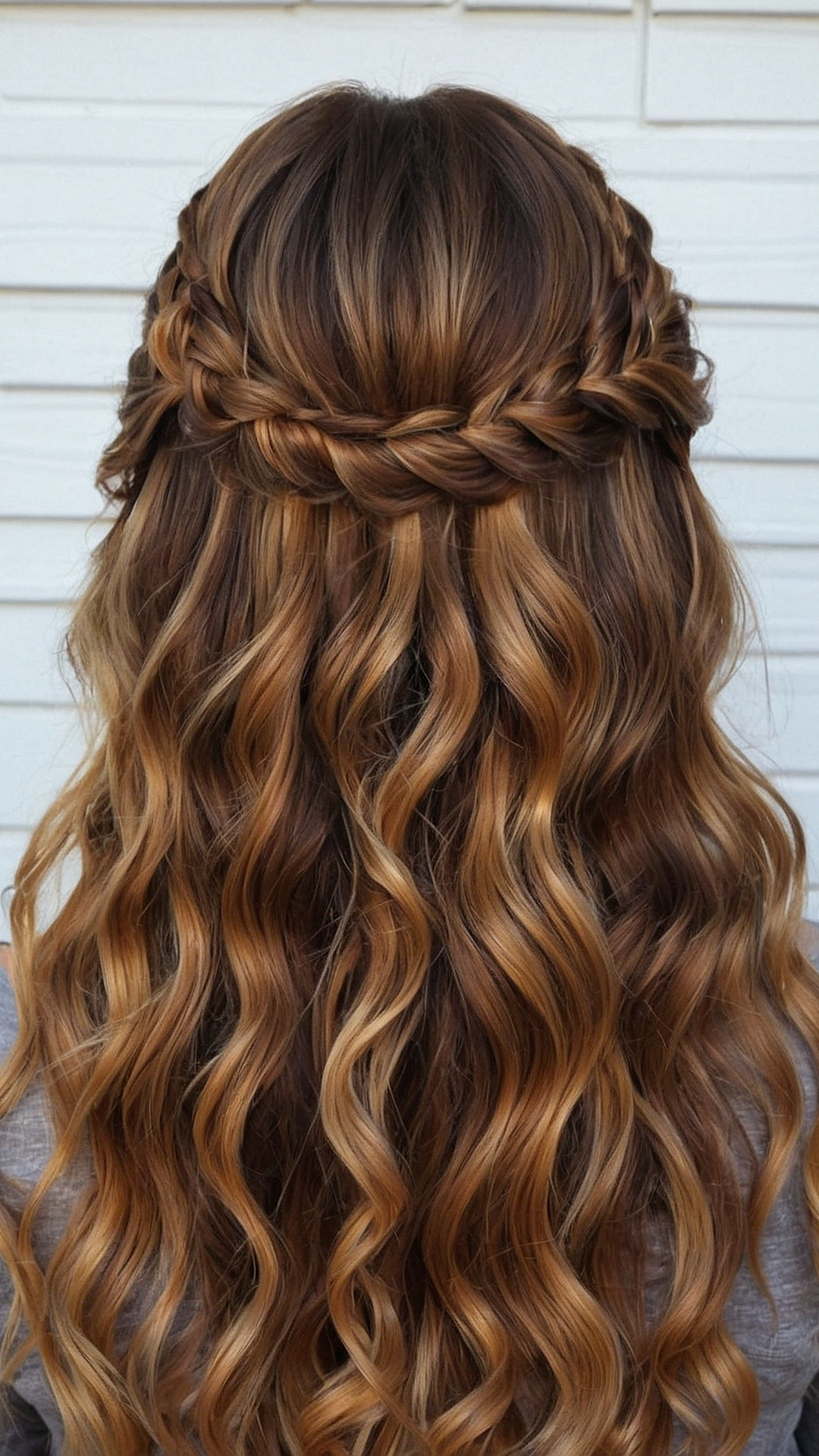 Romantic Side Swept Curls for Prom