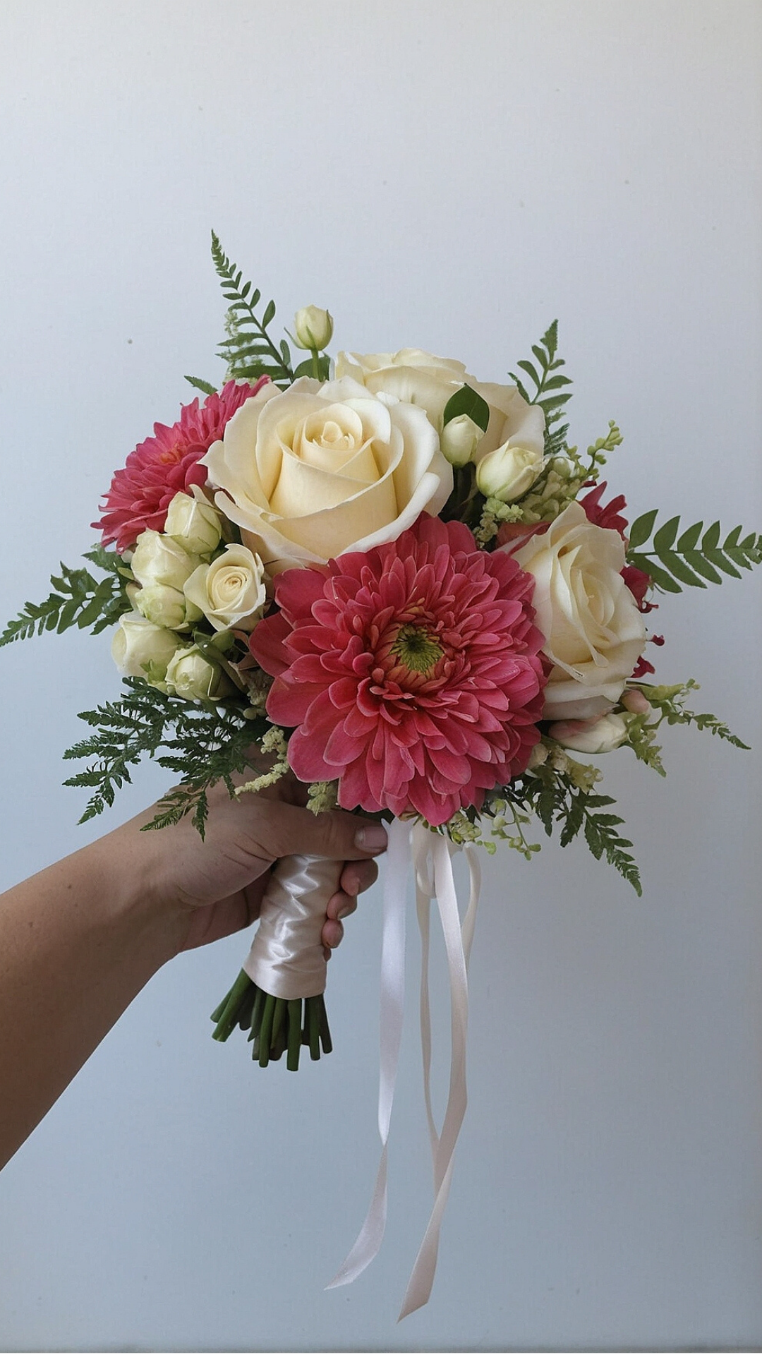 Sparkling Crystal and Rose Prom Bouquet