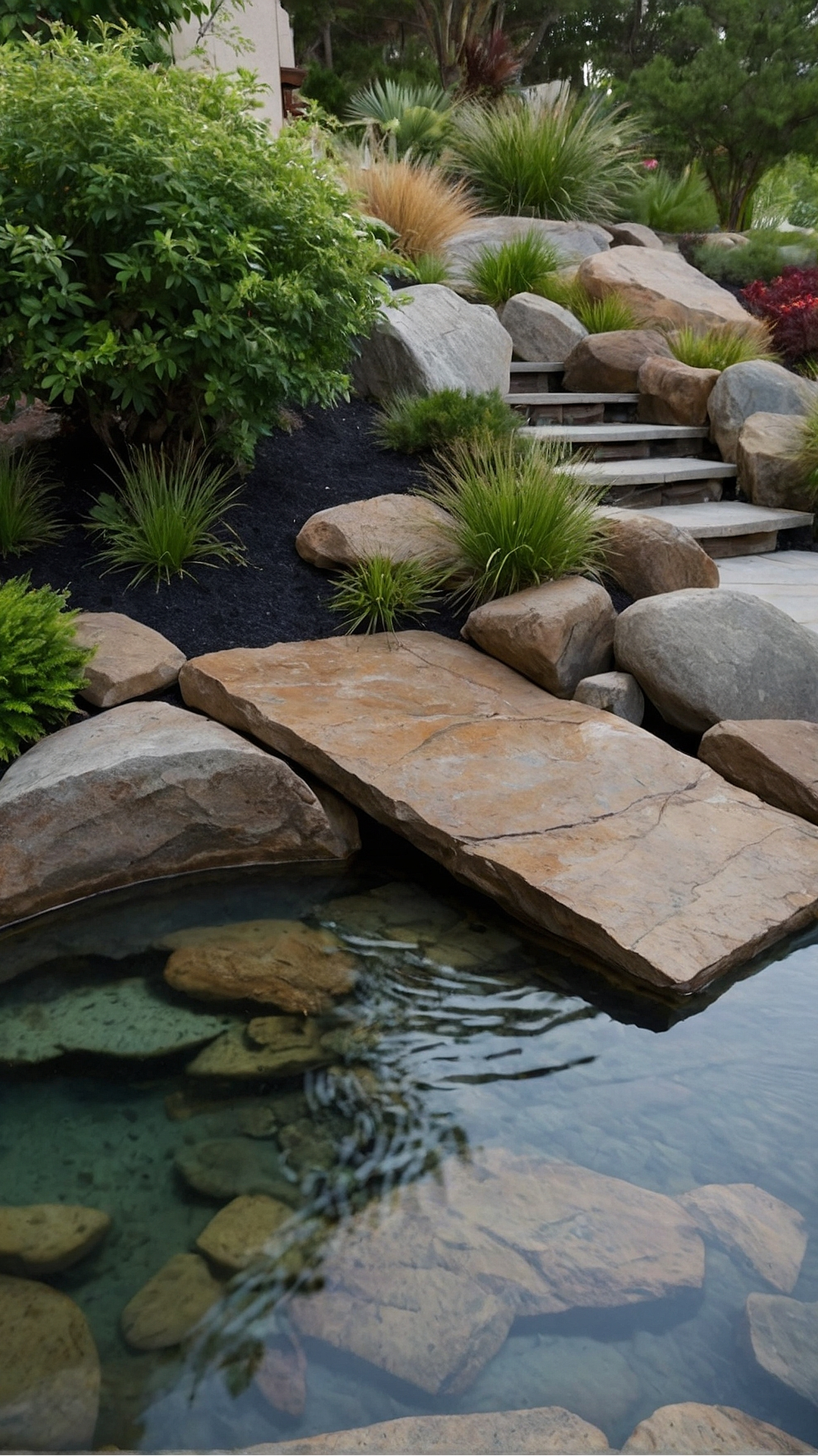 Stone Pathways: Designing Landscape with Large Rocks