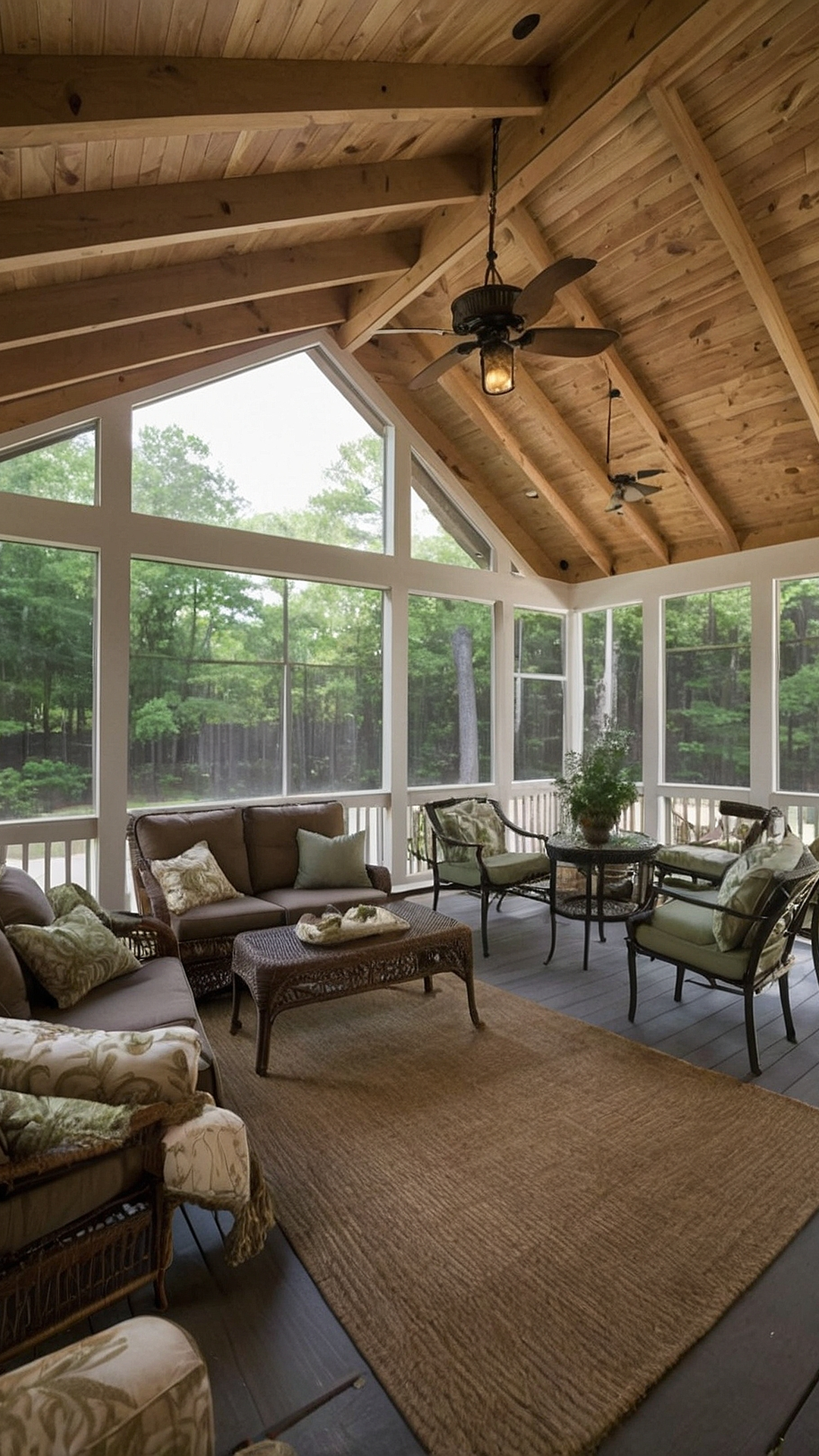 Serenity Spaces: Screened Porch Imagery