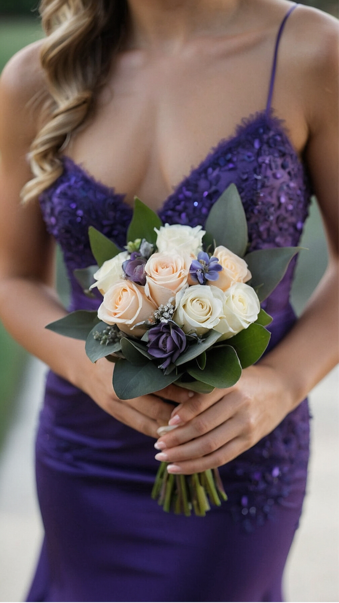 Traditionally Timeless: A White Lily Prom Bouquet