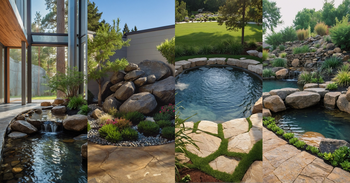 Rock the Front Yard: 15 Landscaping Ideas with Large Rocks