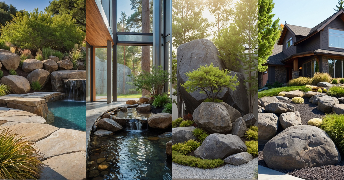 Rocking Ranch Style: Large Rock Landscaping Ideas for Your Property