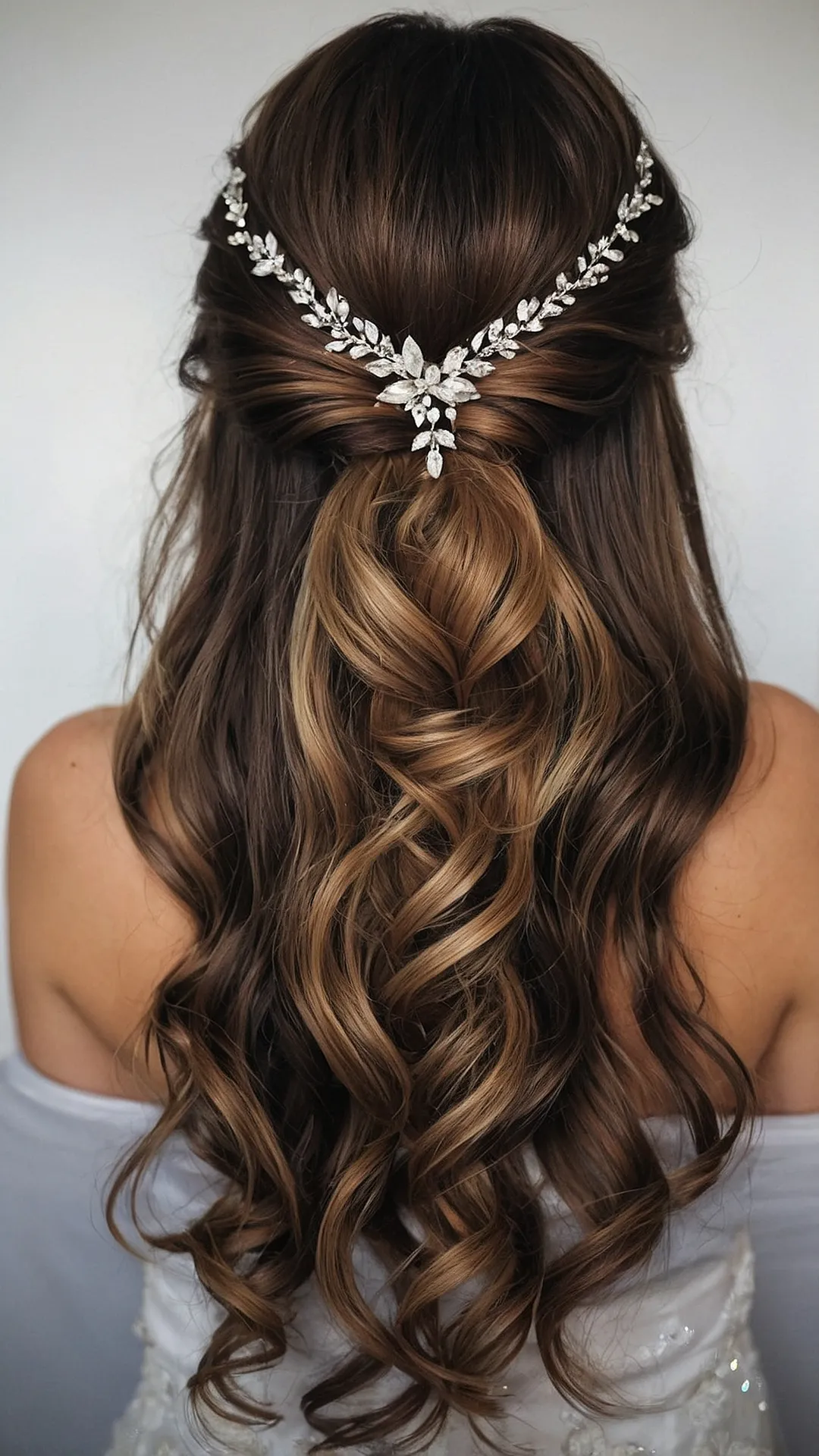 Dreamy Half Up Half Down Bridal Styles