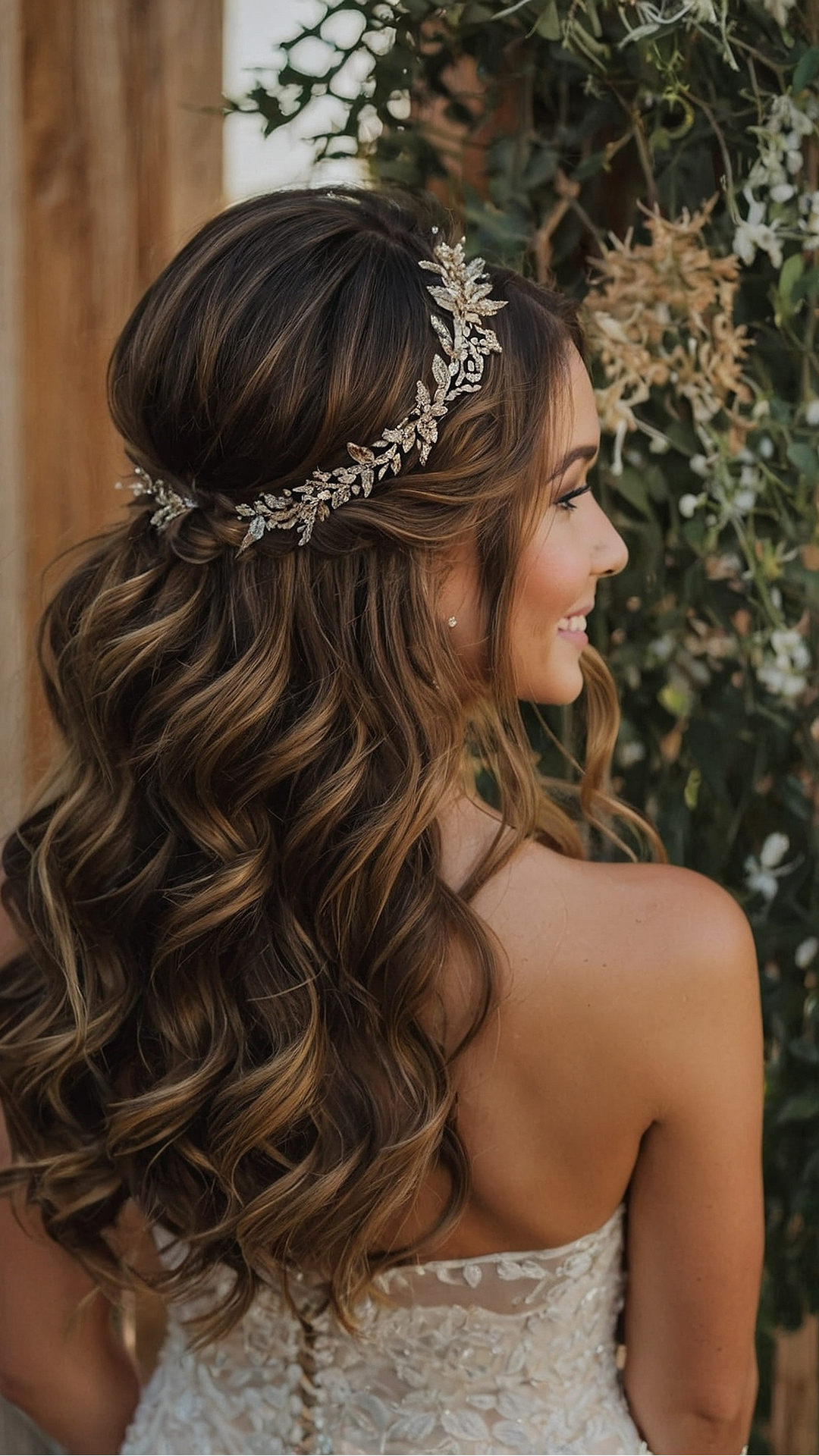 Elegant Waves: Medium Length Prom Hairstyles