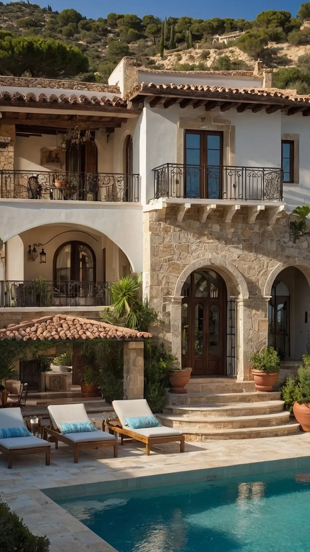 Coastal Charm: Mediterranean Living Spaces