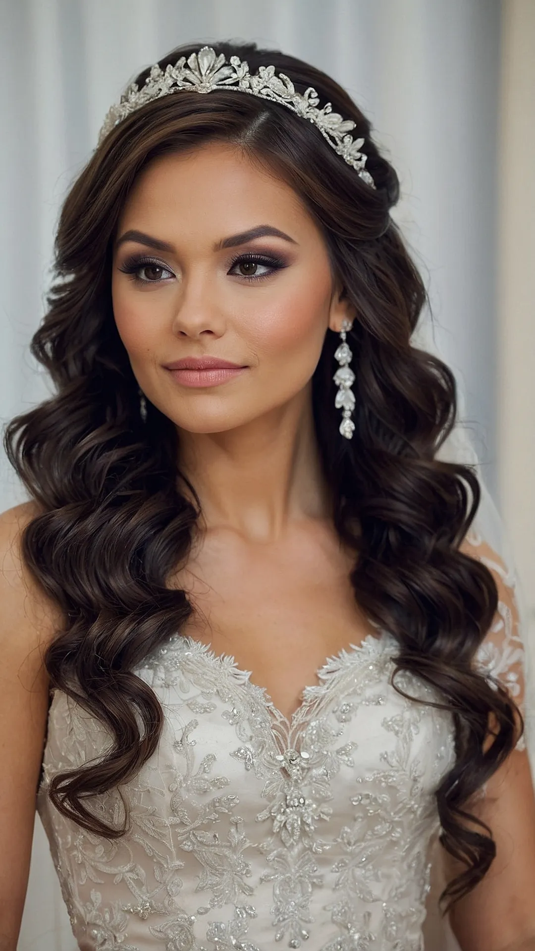 Beautiful Bridal Hairstyles: Half Up Edition