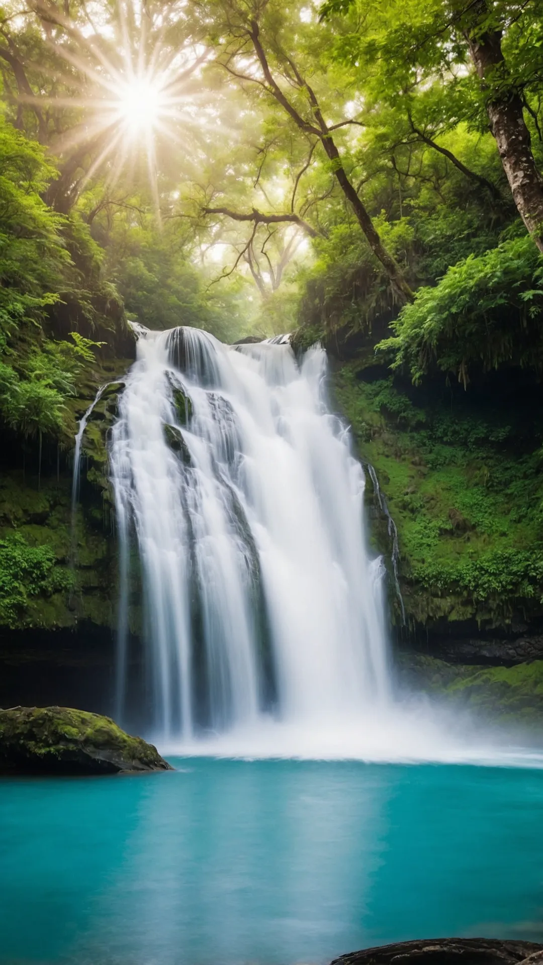 Dreamy Waters: Waterfalls Wallpaper Collection