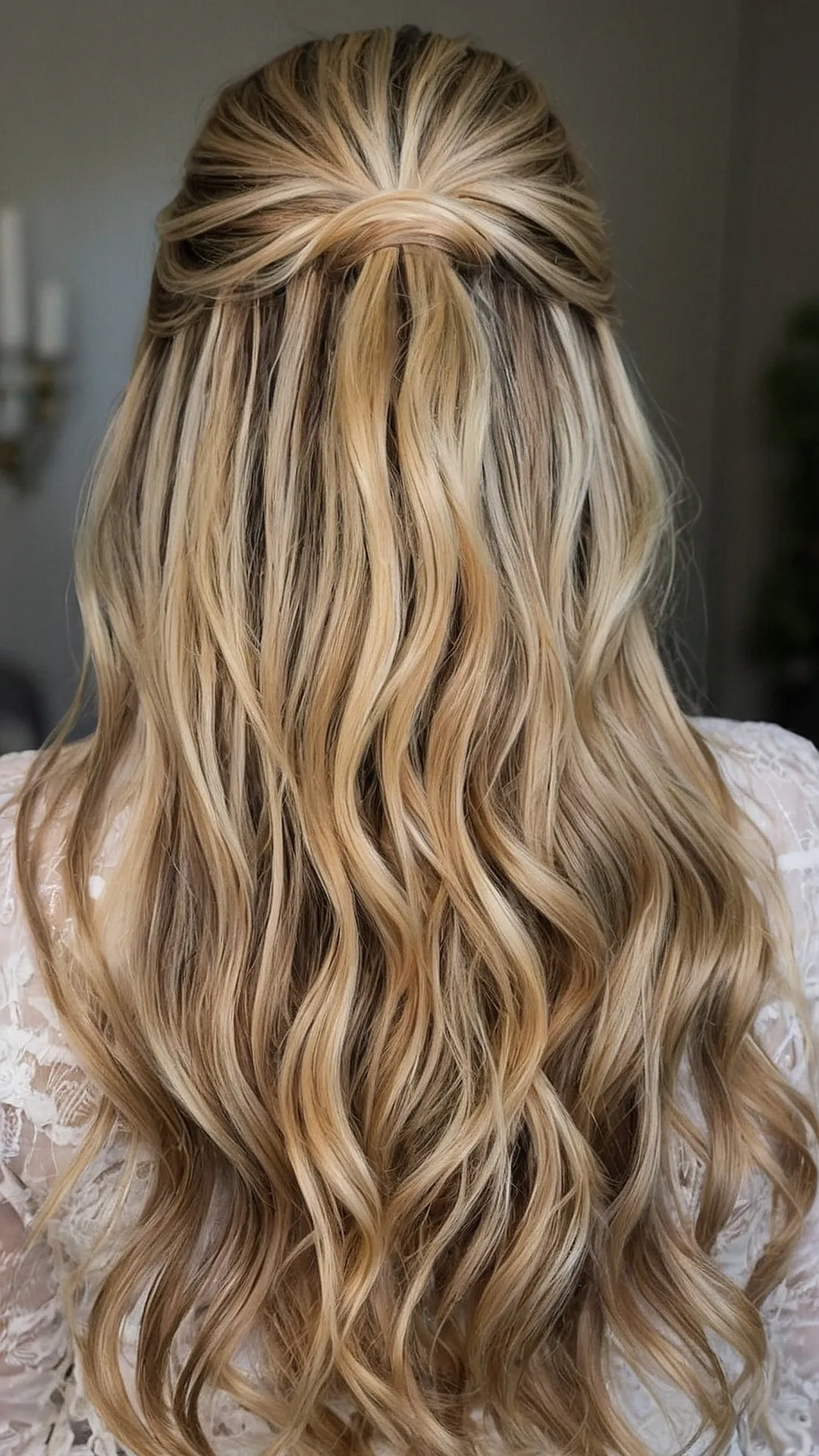 Whimsical Wedding Half Up Half Down Ideas