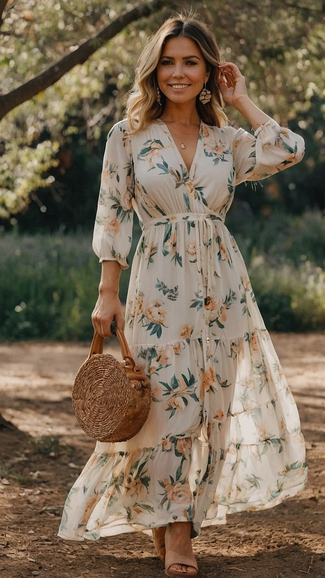 Floral Finesse: Maxi Dress Ensemble Ideas