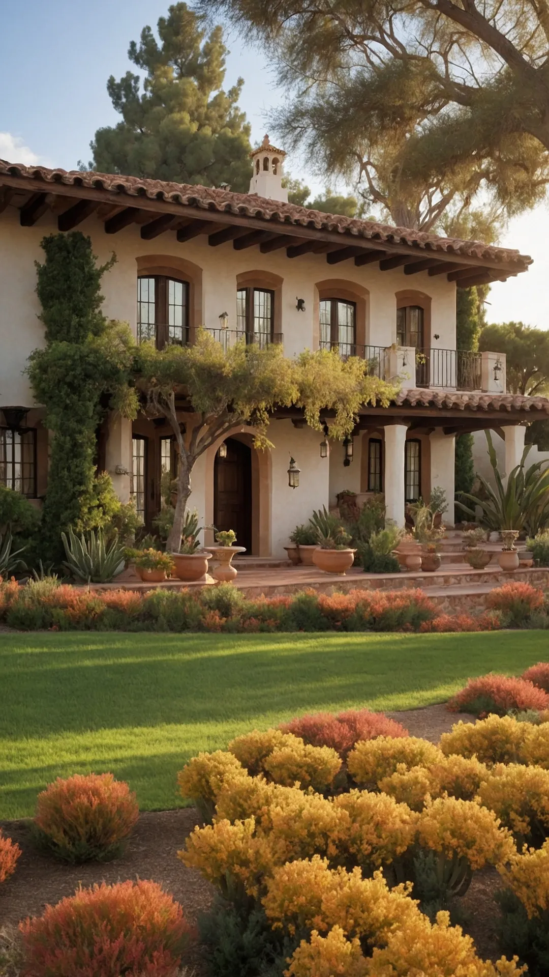 Vibrant Verandas: Spanish Style Home Delights