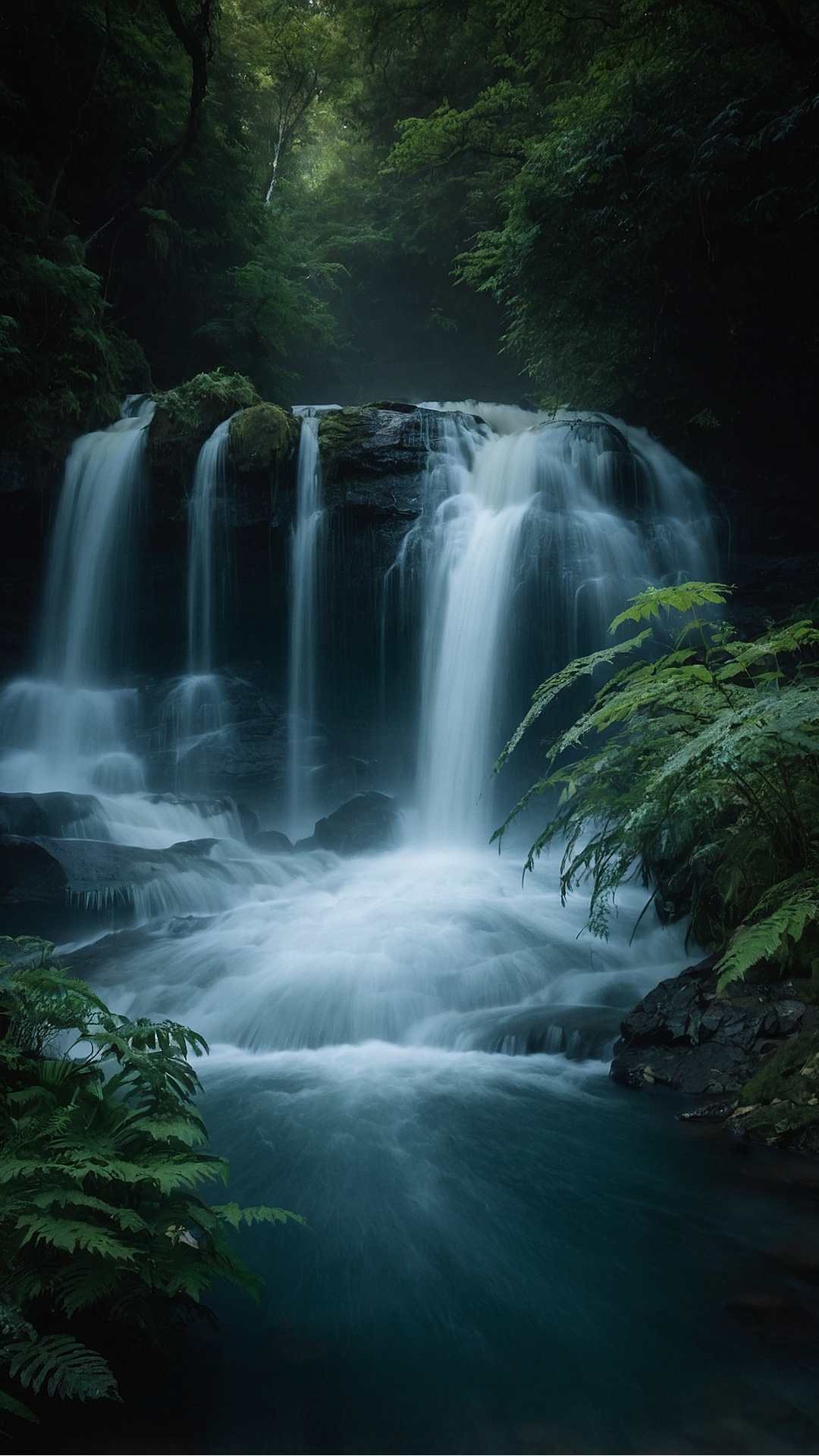 Whispers of the Cascades: Enchanting Waterfall Wallpaper Options