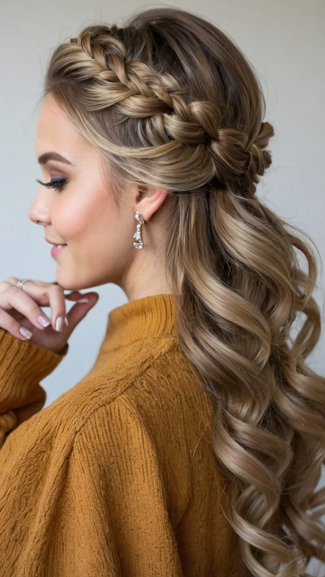 Enchanting Mermaid-Inspired Prom Hair
