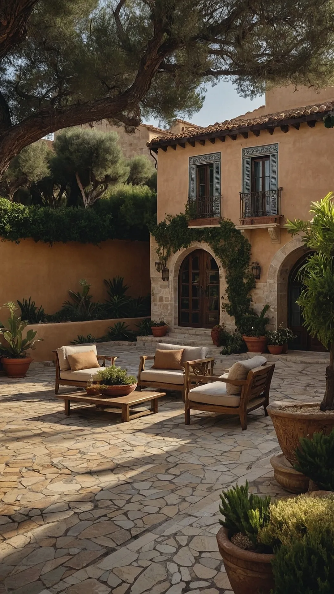 Hillside Havens: Mediterranean Home Views