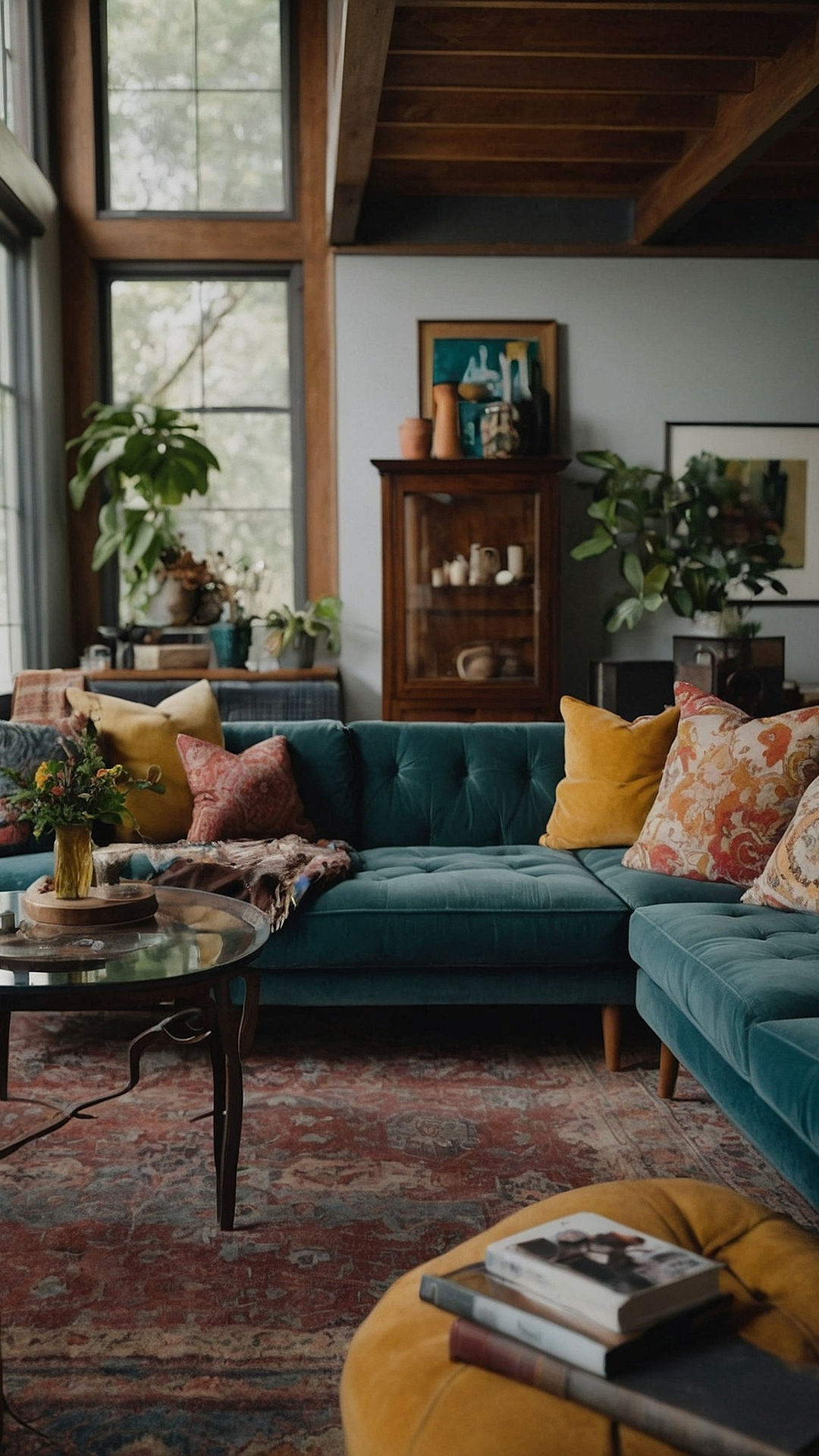 Bohemian Bliss: Eclectic Living Room Color Fusions