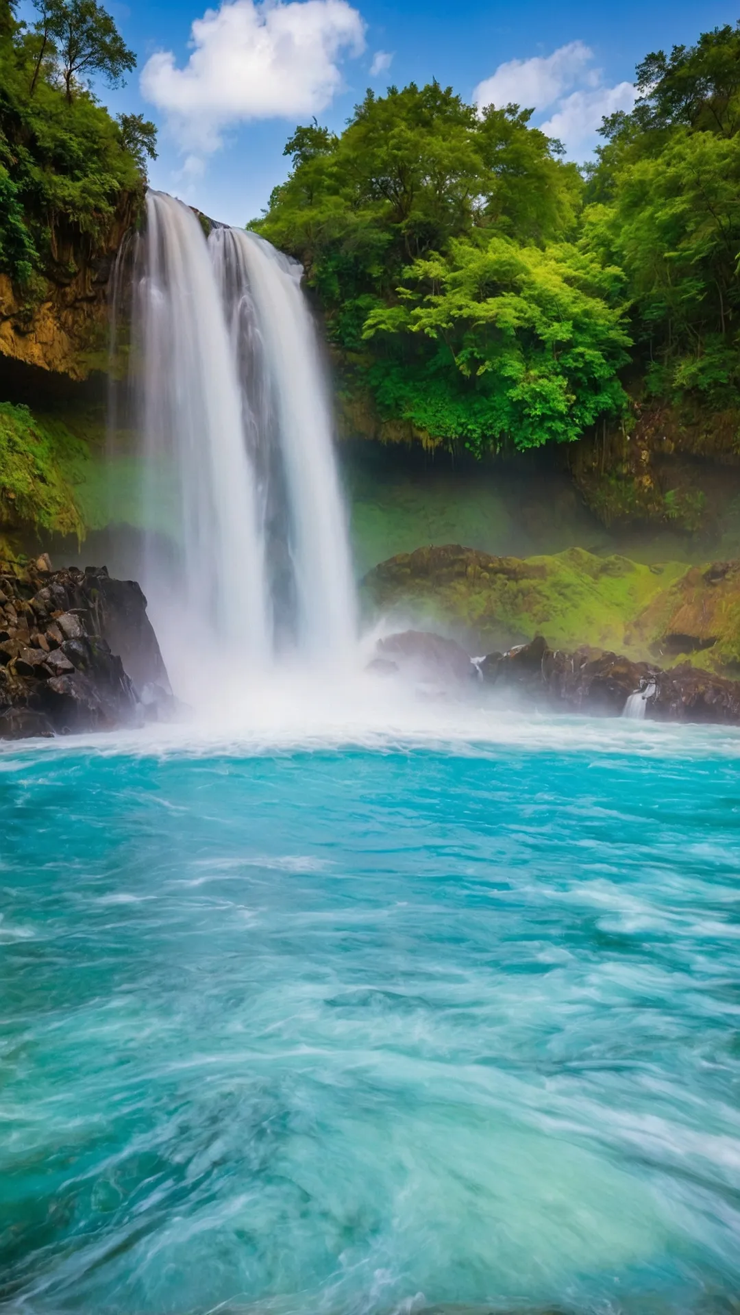 Vibrant Vistas: Waterfalls Wallpaper Inspirations