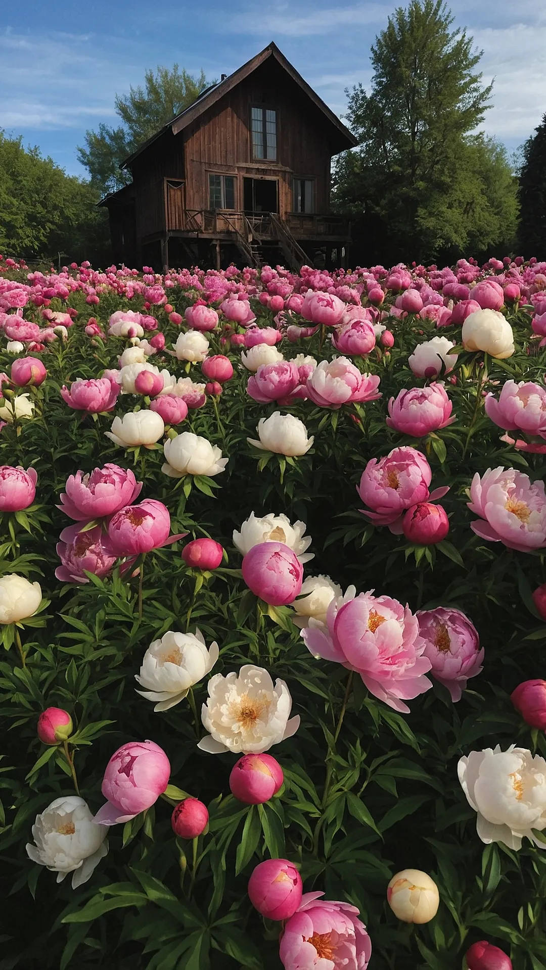 Spring Serenade: Peony Wallpaper Wonderland