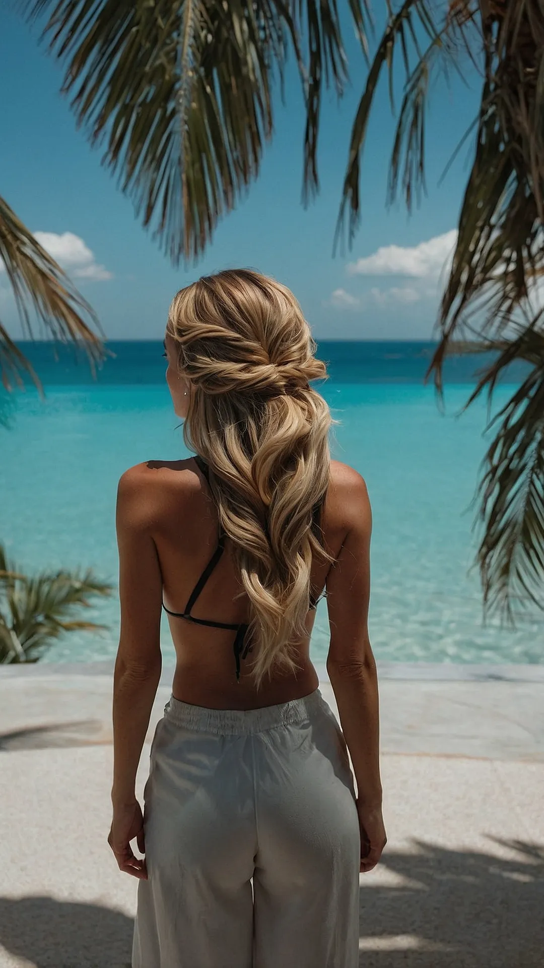 Hair Goals by the Pool: Stylish Ideas