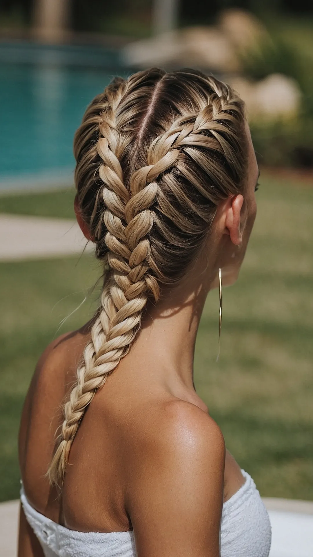 Braids n' Waves: Perfect Pool Hairstyles