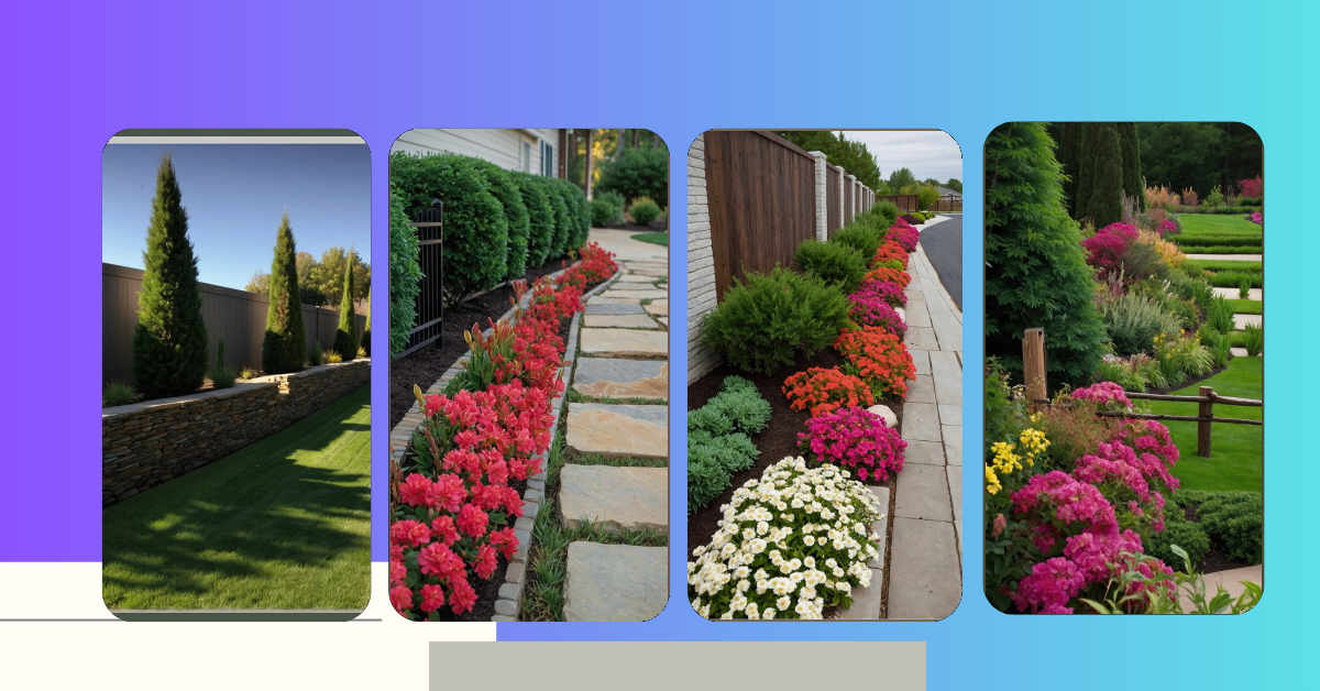 Elevate Your Outdoor Space: 15 Fence Line Landscaping Ideas ...
