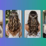 Chic Half Up Half Down Wedding Hairstyles That Will Turn Heads