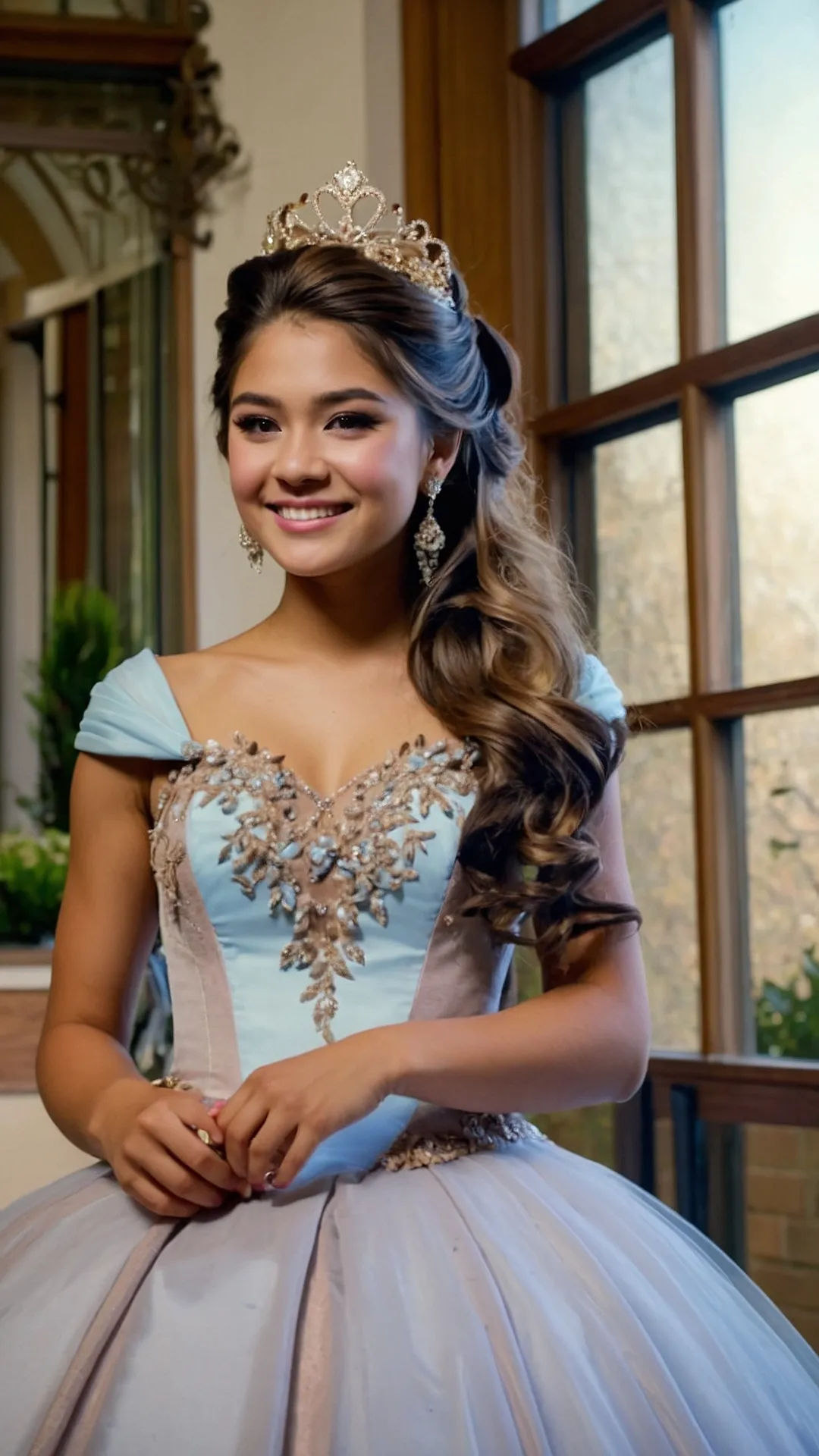 Crowning Glory: Elegant Quinceañera Hairstyles