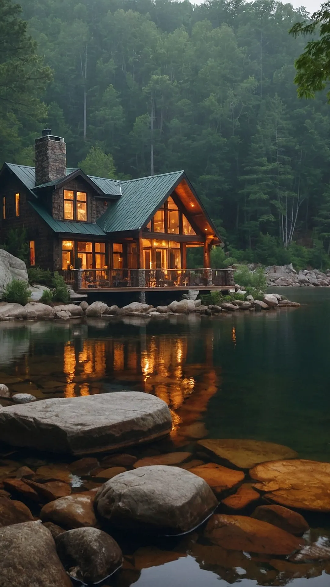 Nature's Haven: Beautiful Lake House Escapes