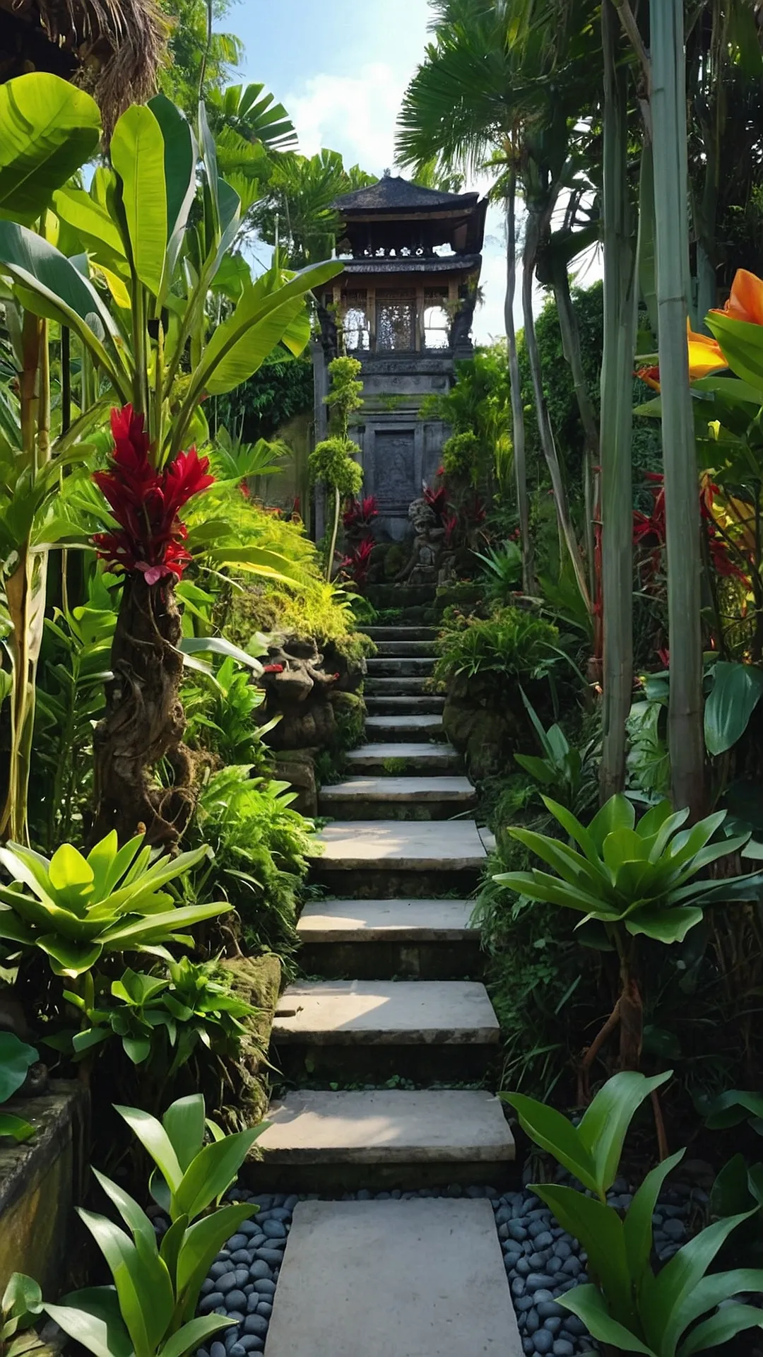 Ethnic Charm: Balinese Garden Themes