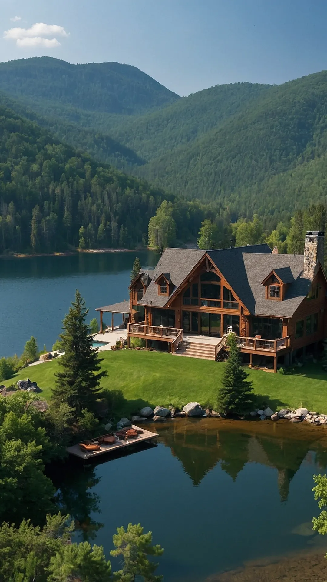 Cabin Chic: Stylish Lake House Design Concepts