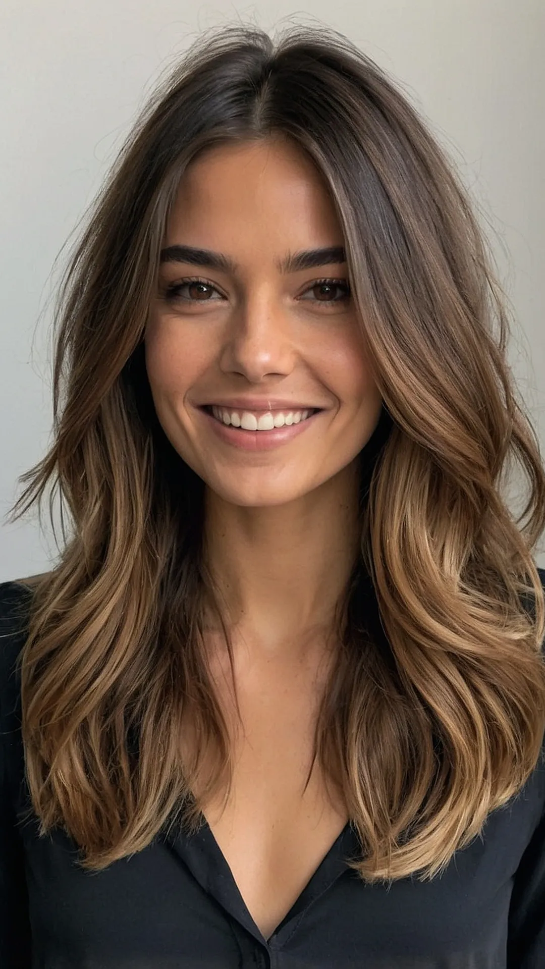 Radiant Layers: Shoulder-Length Haircut Collection  