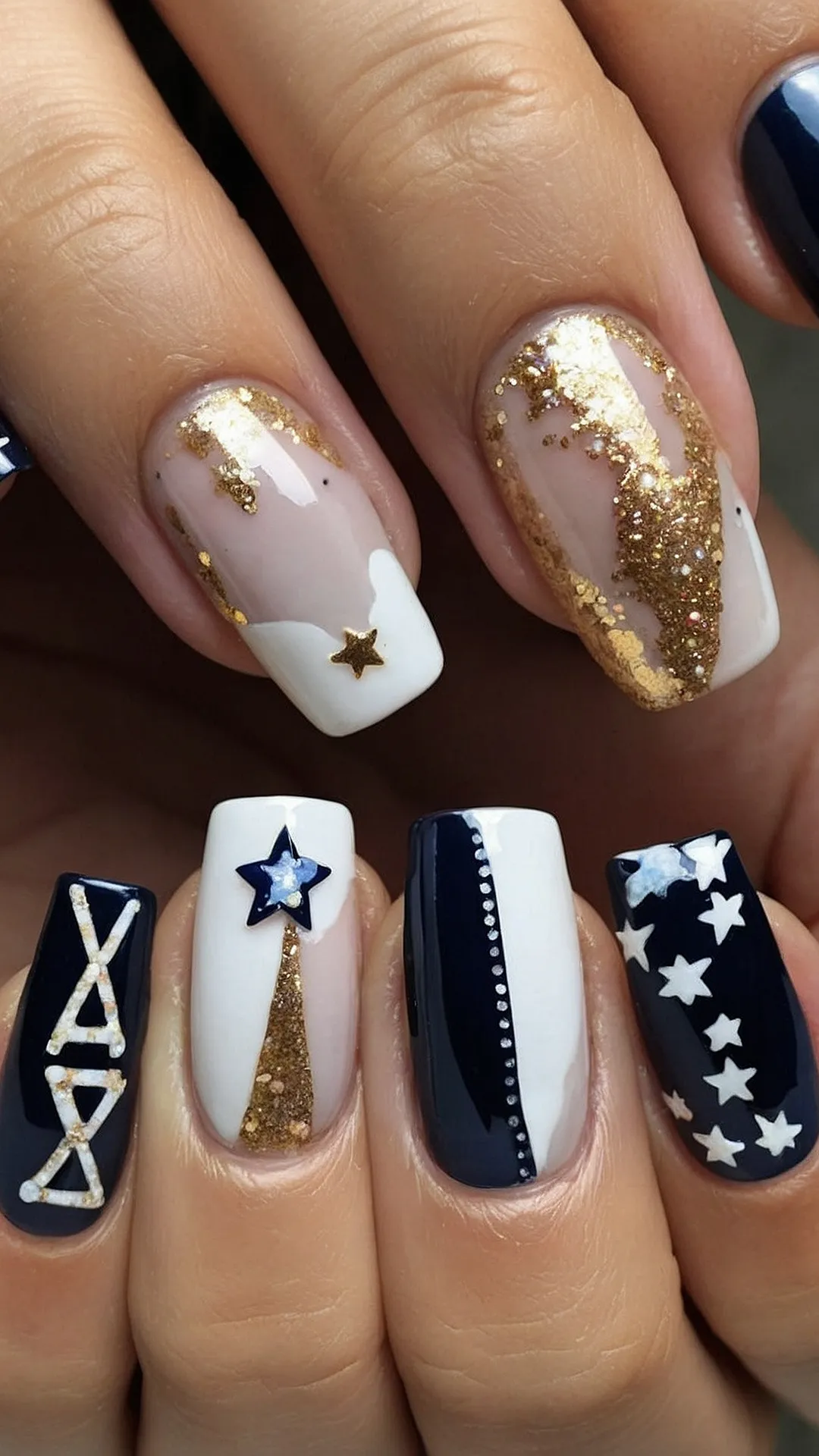 Red, White, and Blue Bliss: Eye-Catching 4th of July Nail Ideas