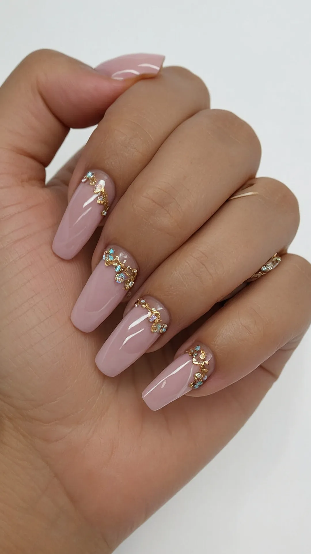 Summertime Sparkle and Shine Nails 2024