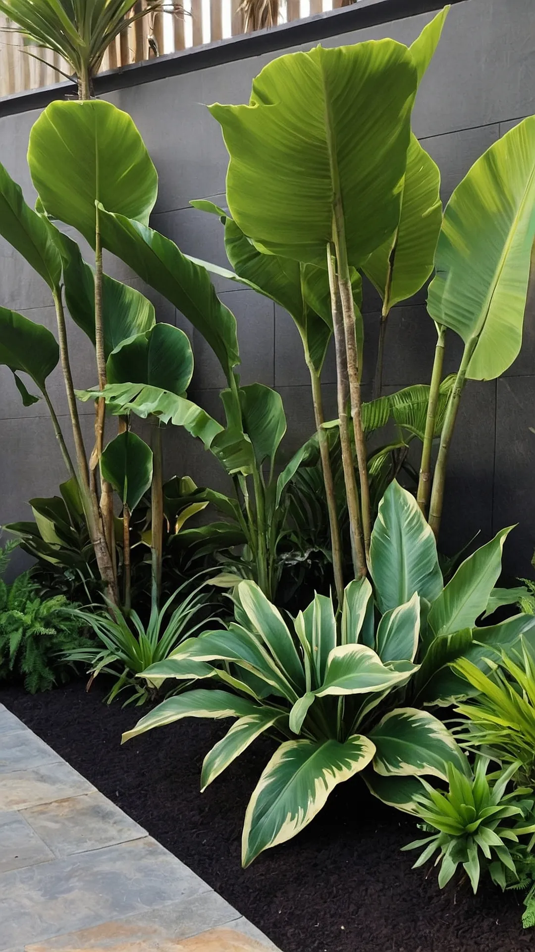 Colorful Plants and Layouts for an Inviting Tropical Landscape