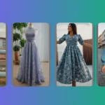15 Blue Floral Frock Styles to Make Heads Turn