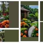 Tropical Retreats: 15 Small Garden Ideas to Brighten Up Your Space**  
**