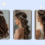 Braids, Waves, and All Things Bridal: Half Up Half Down Styles