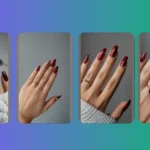 Short & Sassy: 15 Burgundy Nail Inspirations